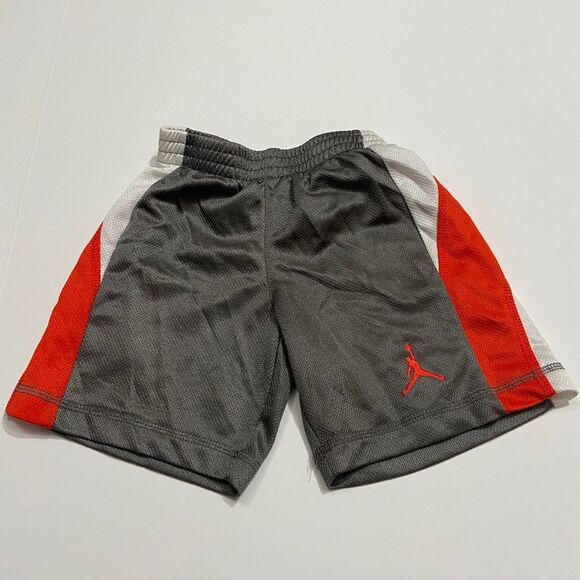 Jordan Grey Activewear Basketball Style Shorts - Picture 1 of 3